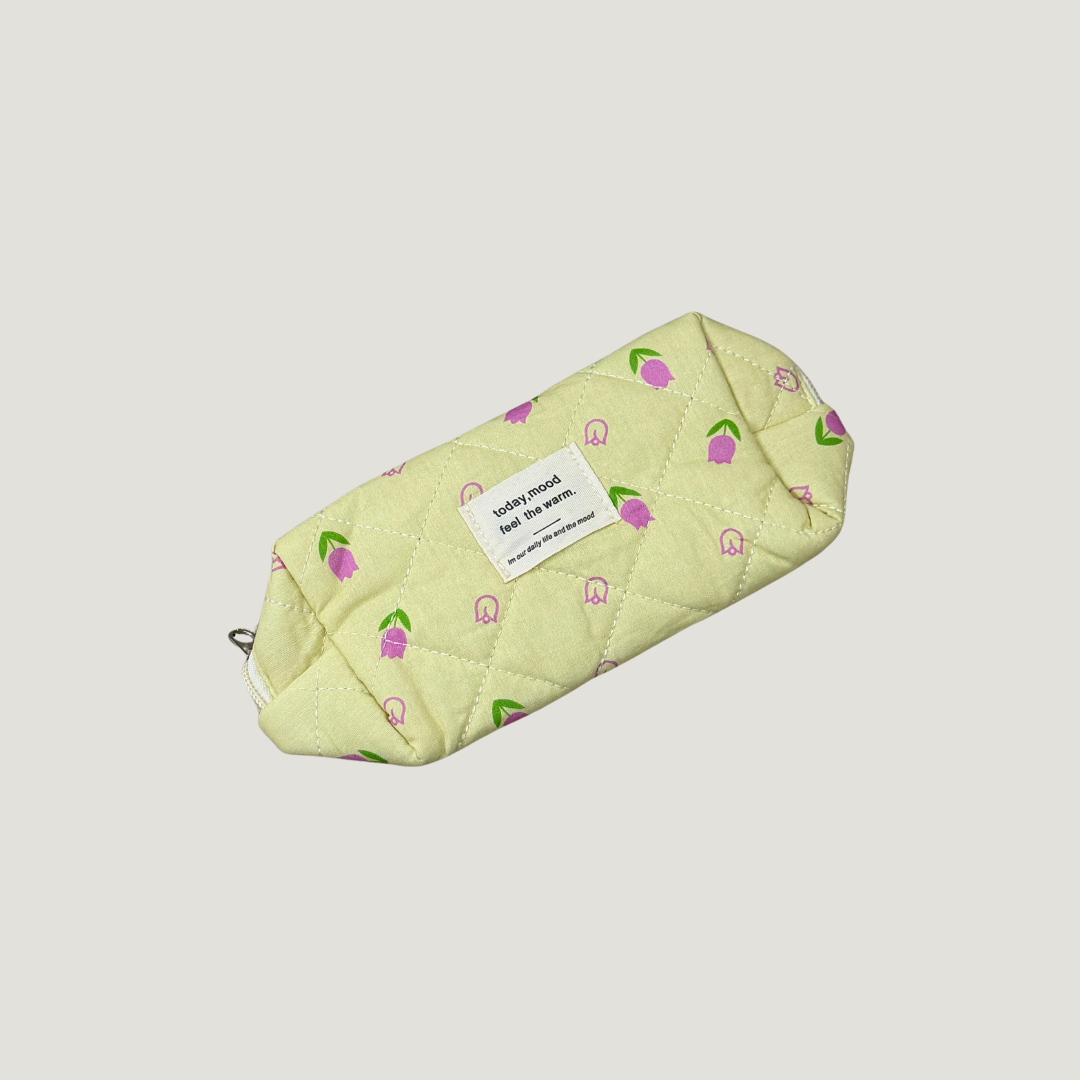 Yellow Tulip - Make up bag