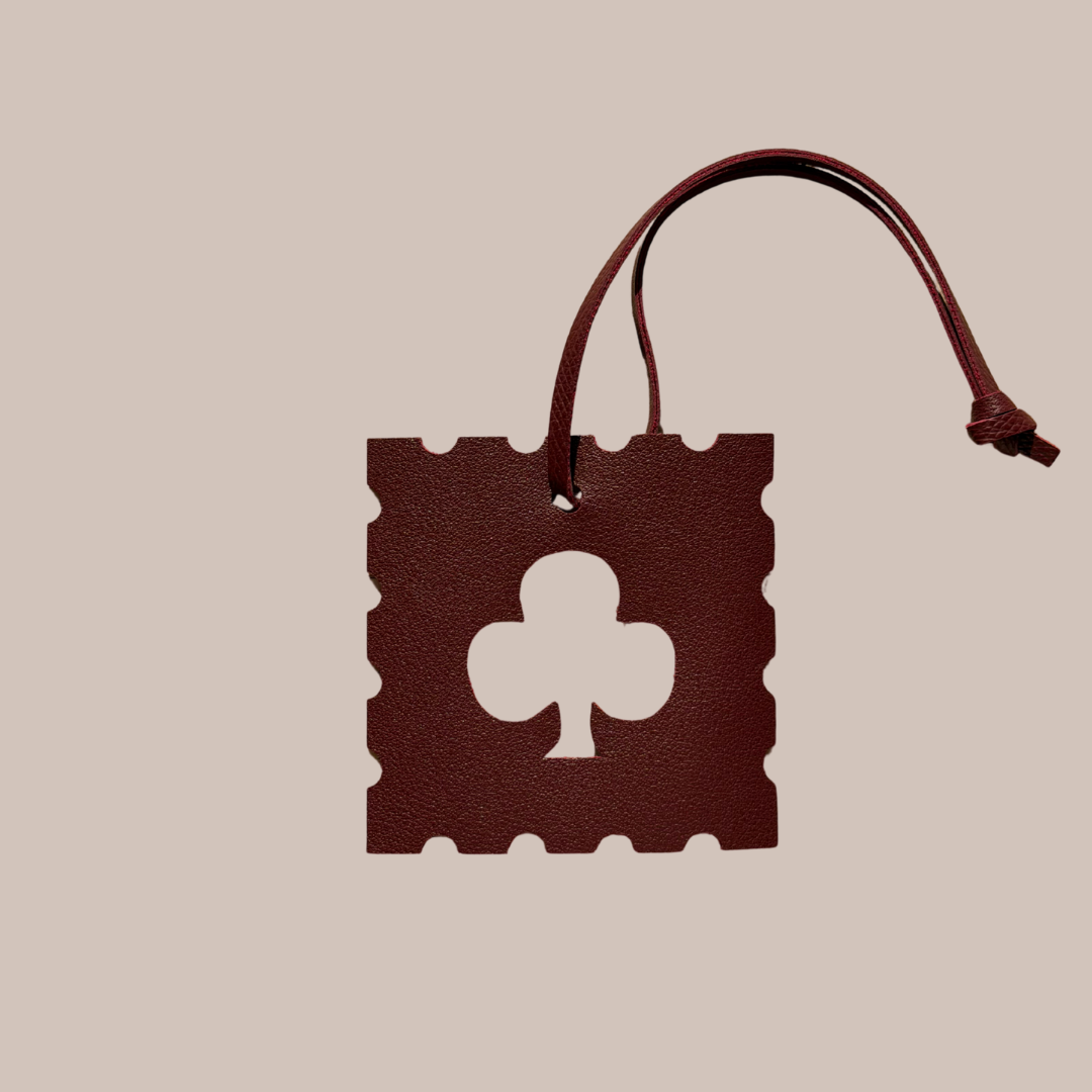 ♣ Clubs Leather Tags