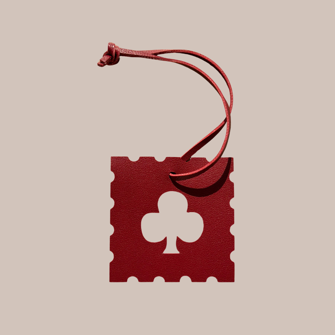 ♣ Clubs Leather Tags